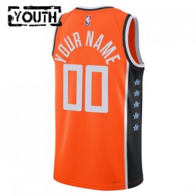 Los Angeles Clippers Custom Nike 2025-26 City Edition Oranssi Lasten Pelipaidat Swingman